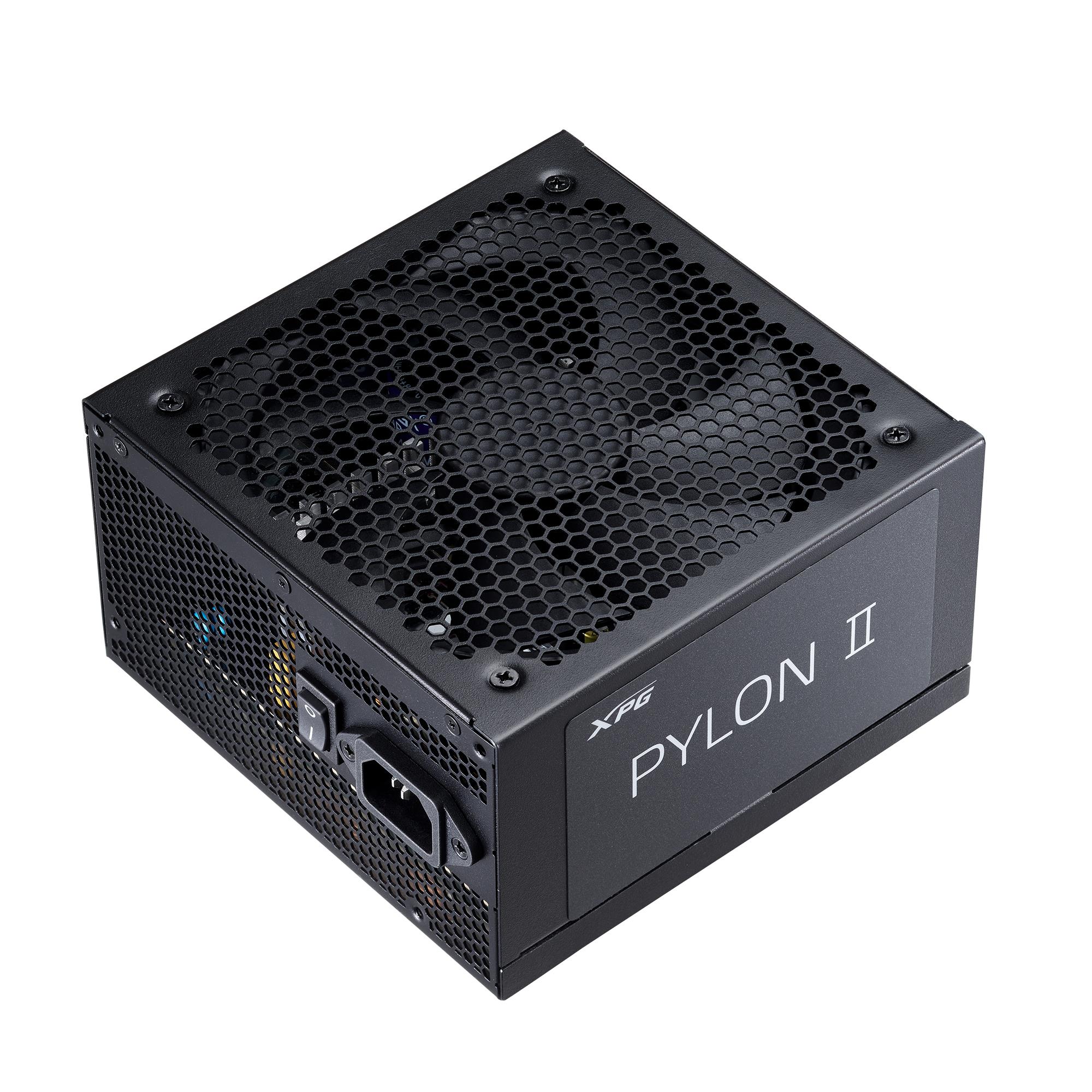 cb7ea21e-c046-4934-b14d-1bdbc339d3e9 Power Supply ADATA XPG PYLON II ATX 3.1 650 Watts Efficiency 80 PLUS BRONZE MTBF 100000 hours PYLON650IIB-BKCEU