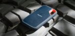 External SSD SANDISK Extreme 4TB USB-C Write speed 1000 MBytes/sec Read speed 1050 MBytes/sec SDSSDE61-4T00-G25