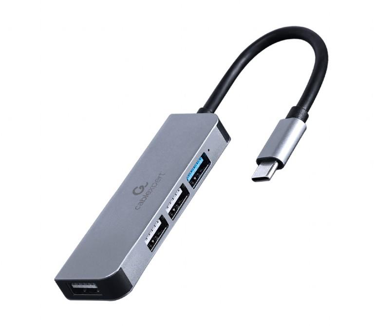 cb988fc2-8476-46cd-beab-ea58ea1308b6 USB-C 4 prievadų hubas su 1 x USB 3.1 ir 3 x USB 2.0
