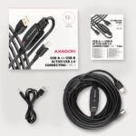 CABLE USB2.0 A-M/B-M ACTIVE/15M ADR-215B AXAGON