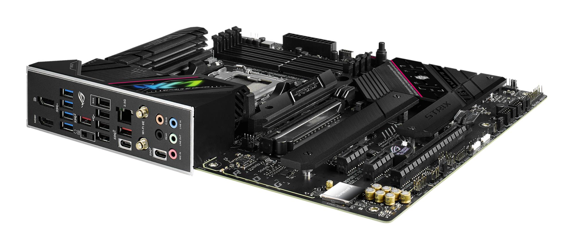 cd17722a-70c9-4f62-8942-b7058fa5c0c2 Mainboard ASUS AMD B650 SAM5 ATX Memory DDR5 Memory slots 4 2xPCI-Express 4.0 1x 1xPCI-Express 4.0 16x 1xPCI-Express 5.0 16x 3xM.2 1xHDMI 1xDisplayPort 4xUSB 2.0 6xUSB 3.2 2xUSB-C 1xRJ45 5xAudio port STRIXB650E-FGAMINGWIFI