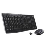 Klaviatūra Logitech MK270 su USB belaidžiu imtuvu