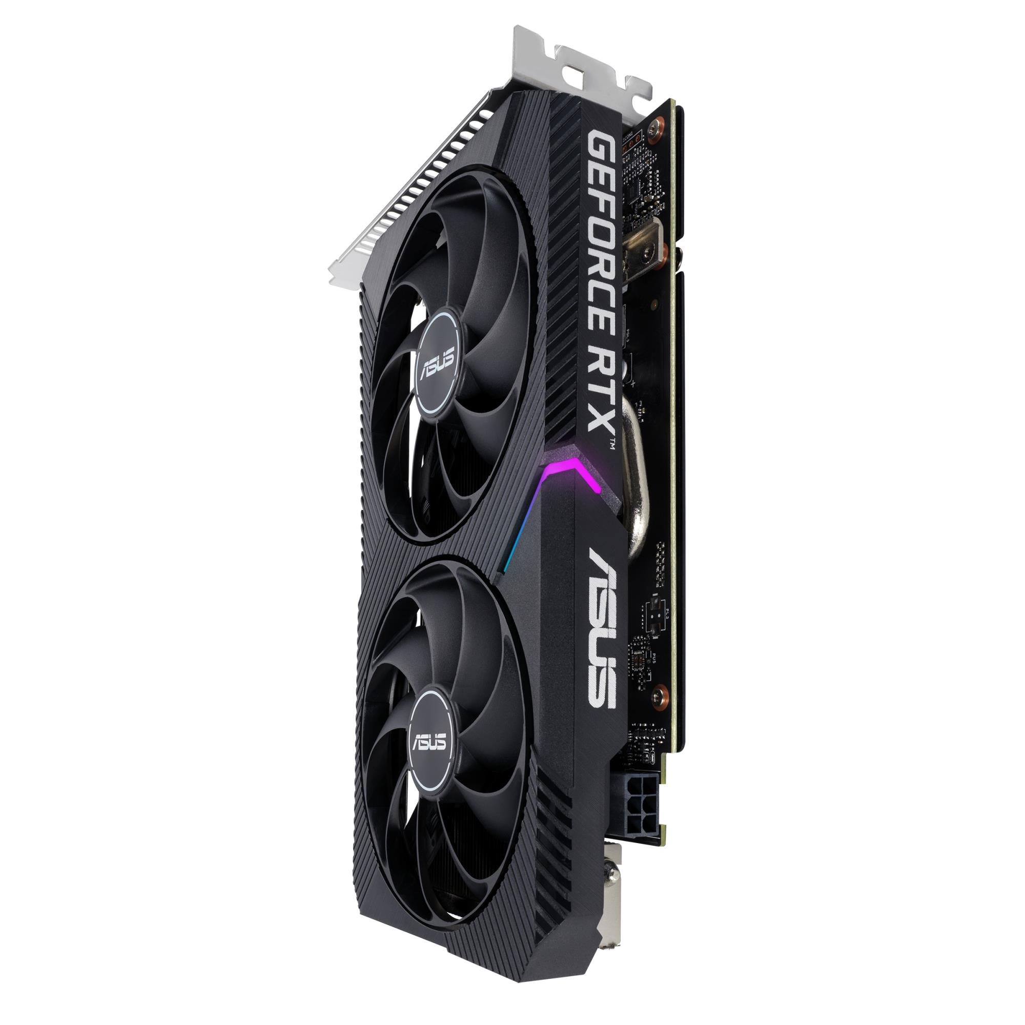 ceed118f-84b9-4c69-9666-27795e691032 Graphics Card ASUS NVIDIA GeForce RTX 3050 8 GB GDDR6 128 bit PCIE 4.0 16x Dual Slot Fansink 1xDVI-D 1xHDMI 1xDisplayPort DUAL-RTX3050-O8G-V2