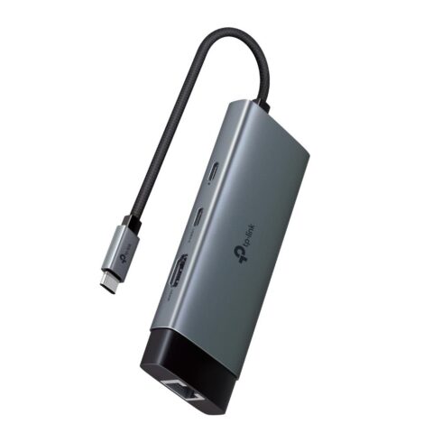 USB-C 6 prievadų hubas TP-LINK UH6120C su 4K@60Hz HDMI
