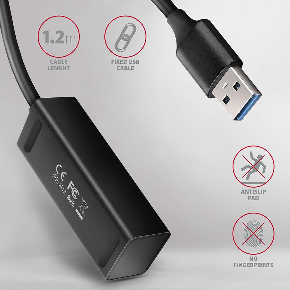cf21e4ab-3200-46a1-aa2e-4afc4069ed64 I/O HUB USB3.2 4PORT MINI/1.2M HUE-M1AL AXAGON