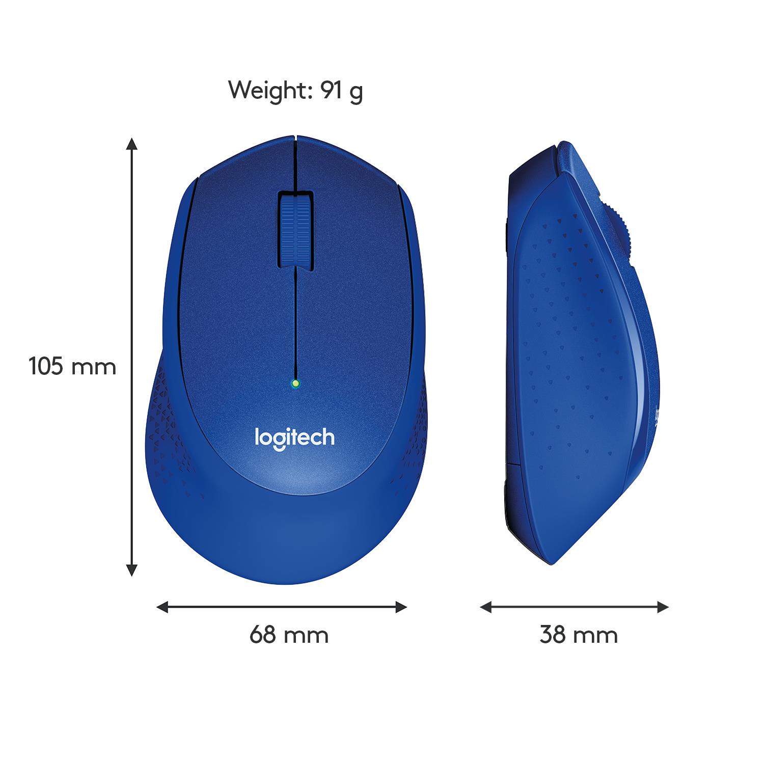 cf8e09f6-4fac-4382-844e-b53b0989c81f MOUSE USB OPTICAL WRL M330/SILENT BL 910-004910 LOGITECH