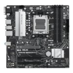 Motininė plokštė ASUS PRIME B650M-A II su DDR5 atmintimi ir 4xPCIe 4.0
