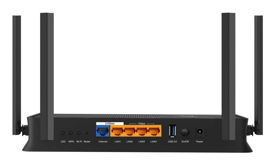 cff0e595-6306-4e13-92e0-d928e7697ce5 Wireless Router TP-LINK Wireless Router 3600 Mbps Wi-Fi 7 USB 3.0 3x10/100/1000M 1x2.5GbE LAN WAN ports 1 Number of antennas 4 ARCHERBE230