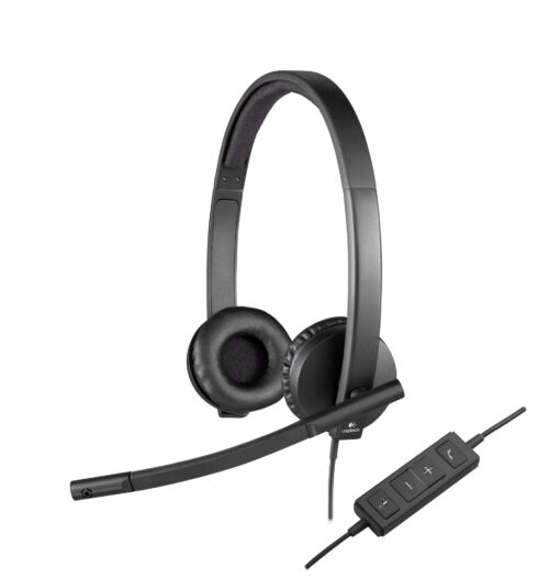 Ausinės Logitech H570E su USB jungtimi