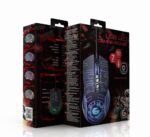 USB optinė žaidimų pelė Gembird MUSG-RGB-01 su 3600 DPI