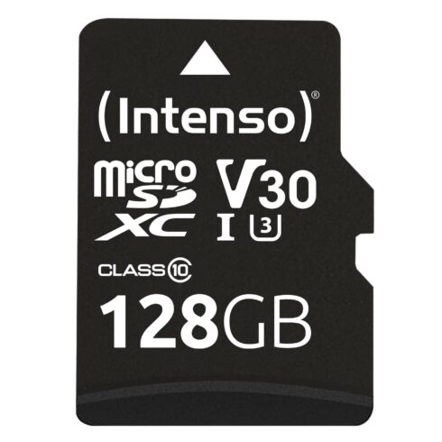 Micro SDXC atminties kortelė 128GB C10 su adapteriu