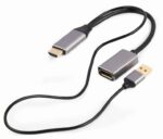 HDMI į DisplayPort adapteris, aktyvus, palaiko 4K iki 60 Hz