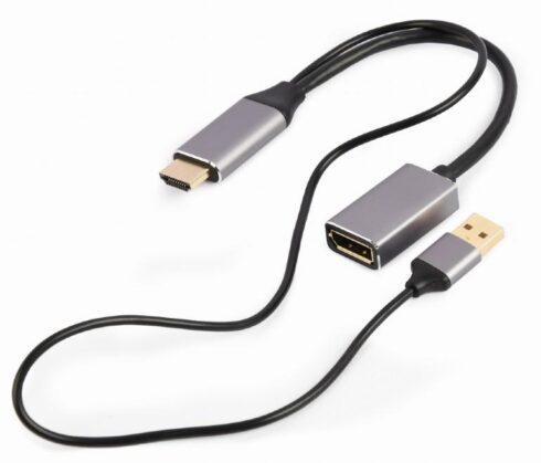 HDMI į DisplayPort adapteris, aktyvus, palaiko 4K iki 60 Hz