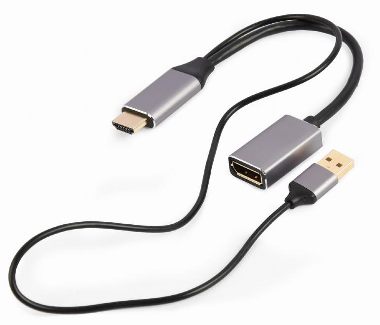 d2ad0832-cbf7-4060-8055-40479563694e HDMI į DisplayPort adapteris, aktyvus, palaiko 4K iki 60 Hz