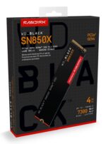 SSD WESTERN DIGITAL Black SN850X 4TB M.2 PCIE NVMe Write speed 6600 MBytes/sec Read speed 7300 MBytes/sec 2.38mm TBW 2400 TB WDS400T2X0E