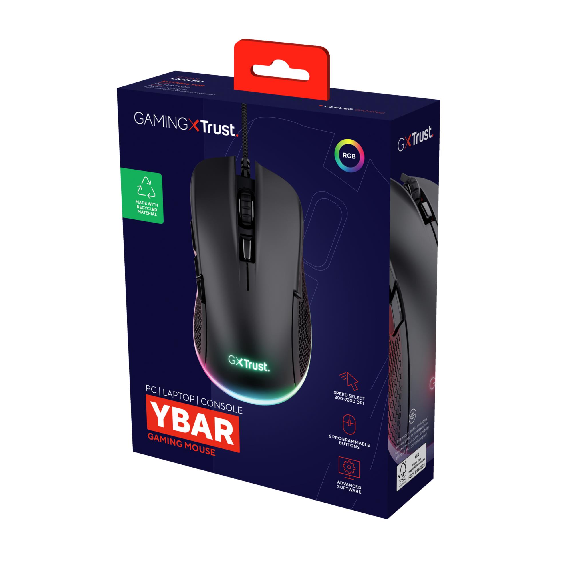 d2e41f24-3b80-49d0-9a1b-e3804e32283d MOUSE USB OPTICAL GAMING/GXT 922 YBAR BLACK 24729 TRUST
