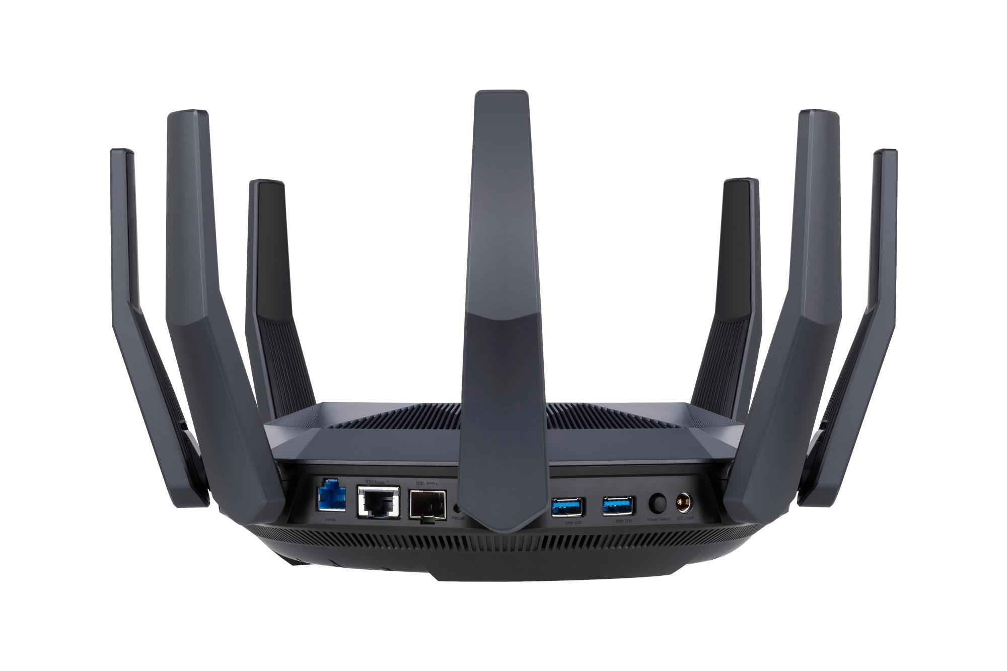 d2e42192-c0dd-4a9c-9d0e-bf808c9b40a0 Wireless Router ASUS 6000 Mbps Mesh Wi-Fi 6 USB 3.1 9x10/100/1000M 1x10GbE 1xSPF+ Number of antennas 8 RT-AX89X
