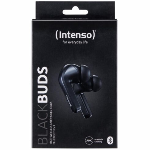 Intenso T300A ausinės, juodos spalvos