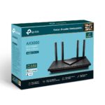 Wireless Router TP-LINK Wireless Router 3000 Mbps Wi-Fi 6 IEEE 802.11a IEEE 802.11 b/g IEEE 802.11n IEEE 802.11ac IEEE 802.11ax USB 3.0 3x10/100/1000M 1x2.5GbE LAN WAN ports 1 Number of antennas 4 ARCHERAX55PRO