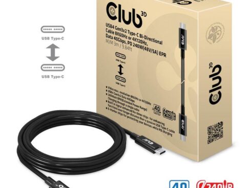 CABLE USB-C 3M/M/M CAC-1579 CLUB3D