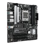 Mainboard ASUS AMD B650 SAM5 Micro-ATX Memory DDR5 Memory slots 4 2xPCI-Express 4.0 16x 2xM.2 1xVGA 1xHDMI 1xDisplayPort 4xUSB 2.0 4xUSB 3.2 1xPS/2 1xRJ45 3xAudio port PRIMEB650M-AII-CSM