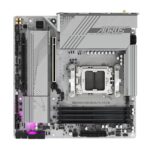 Mainboard GIGABYTE AMD B650 SAM5 Micro-ATX Memory DDR5 Memory slots 4 1xPCI-Express 4.0 4x 1xPCI-Express 4.0 16x 2xM.2 1xHDMI 1xDisplayPort 4xUSB 2.0 7xUSB 3.2 1xUSB-C 1xOptical S/PDIF 1xRJ45 2xAudio port B650MAELITEAXICE1.1