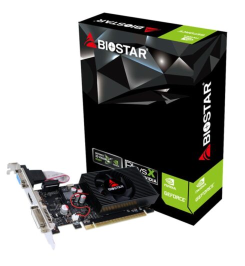 BIOSTAR NVIDIA GeForce GT 730 4 GB DDR3, 128 bit PCIe 2.0