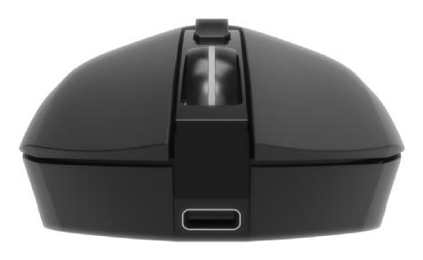 d5b15d51-43f2-43ec-91f5-17ac56f1c26c Pelė Firebolt MUSGW-6BL-02, matoma iš šono su RGB apšvietimu