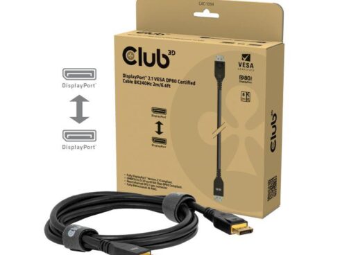 CABLE DP TO DP 2M/CAC-1094 CLUB3D