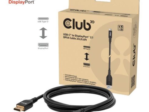 CABLE USB-C TO DP 2M/M/M CAC-1563 CLUB3D