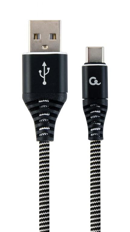 d6de070f-af24-49c3-ad30-e478fac038b9 USB-C į USB2 laidas, 1 m, juodas/baltas