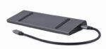 Adapteris USB-C 9-in-1 su HDMI, USB 3.0 ir DisplayPort prievadu