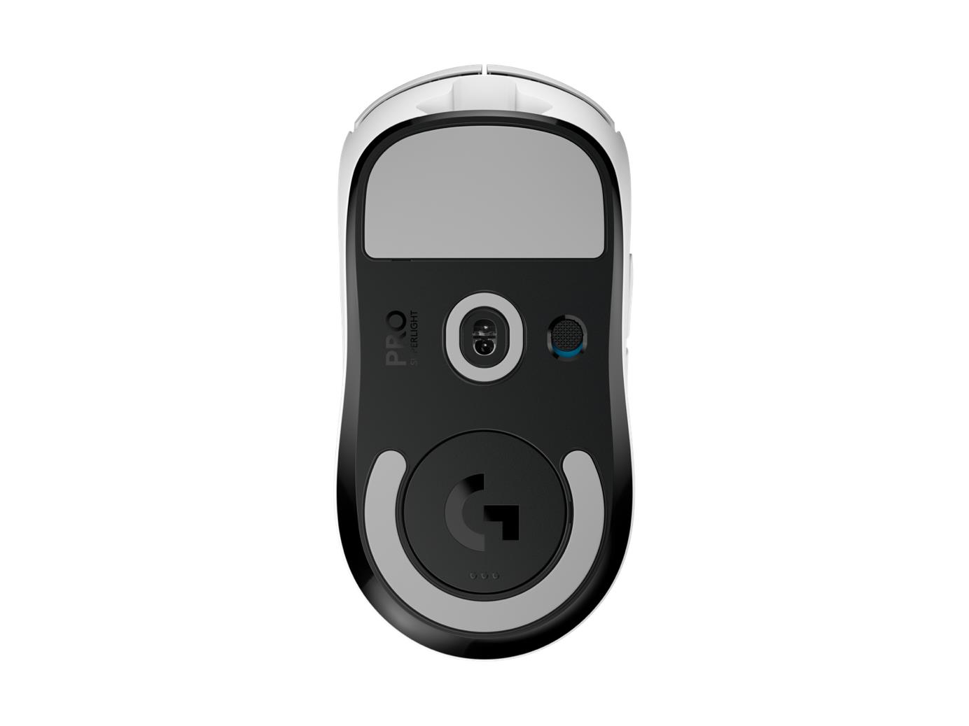 d8af7abe-6602-4b64-b745-cf848f0b6dbe Pelė Logitech USB Optical WRL Pro X, balta, iš šono