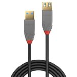 CABLE USB3.2 TYPE A 0.5M/ANTHRA 36760 LINDY