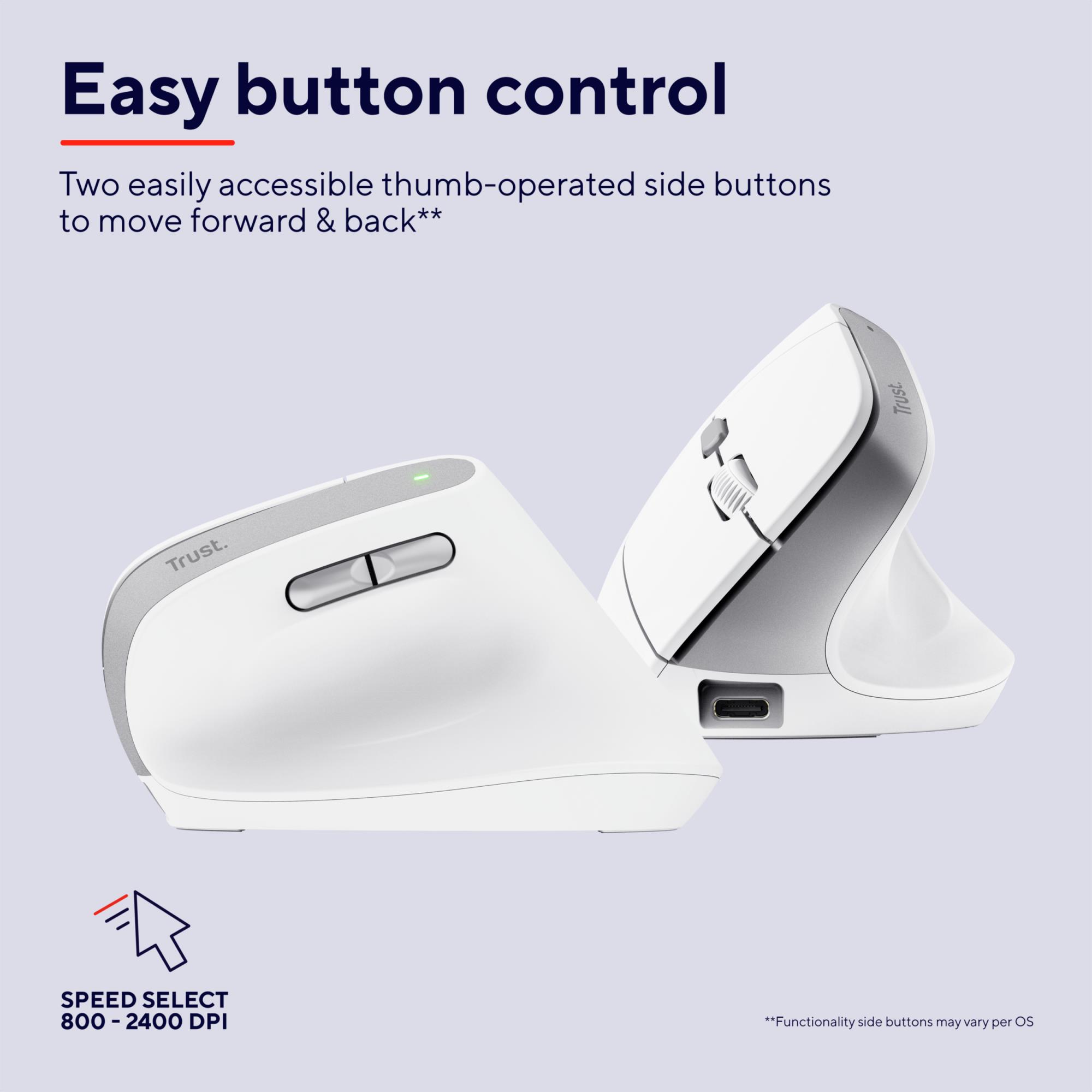 d967f193-3e94-47ac-9181-fb3c23b5e1dc MOUSE USB OPTICAL WRL BAYO II/ERGO WHT 25398 TRUST