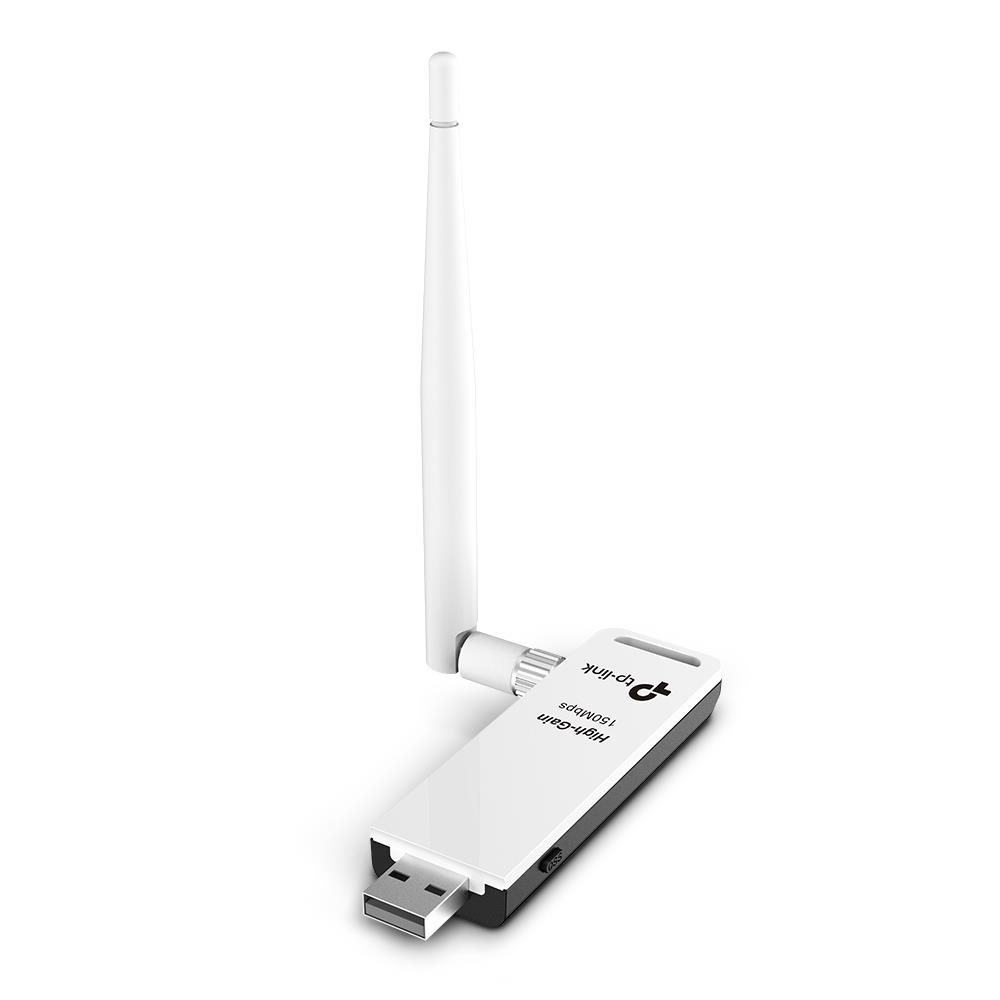 d9be0b77-238b-4548-9fbe-fd6aa94850ae WRL ADAPTER 150MBPS USB HIGH/GAIN TL-WN722N TP-LINK