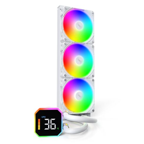 CPU aušintuvas Montech HyperFlow Digital 360 su skaidriu ekranu