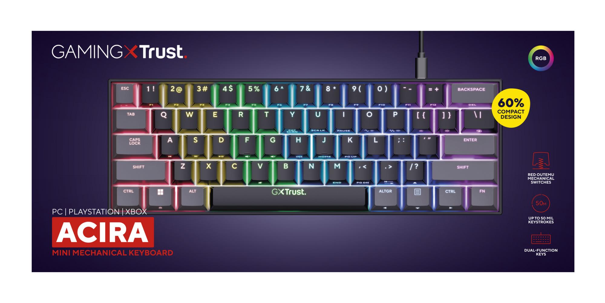 dad4696f-df14-4860-adb6-788e13edb9e0 KEYBOARD USB GAMING GXT867/ACIRA MINI 24882 TRUST