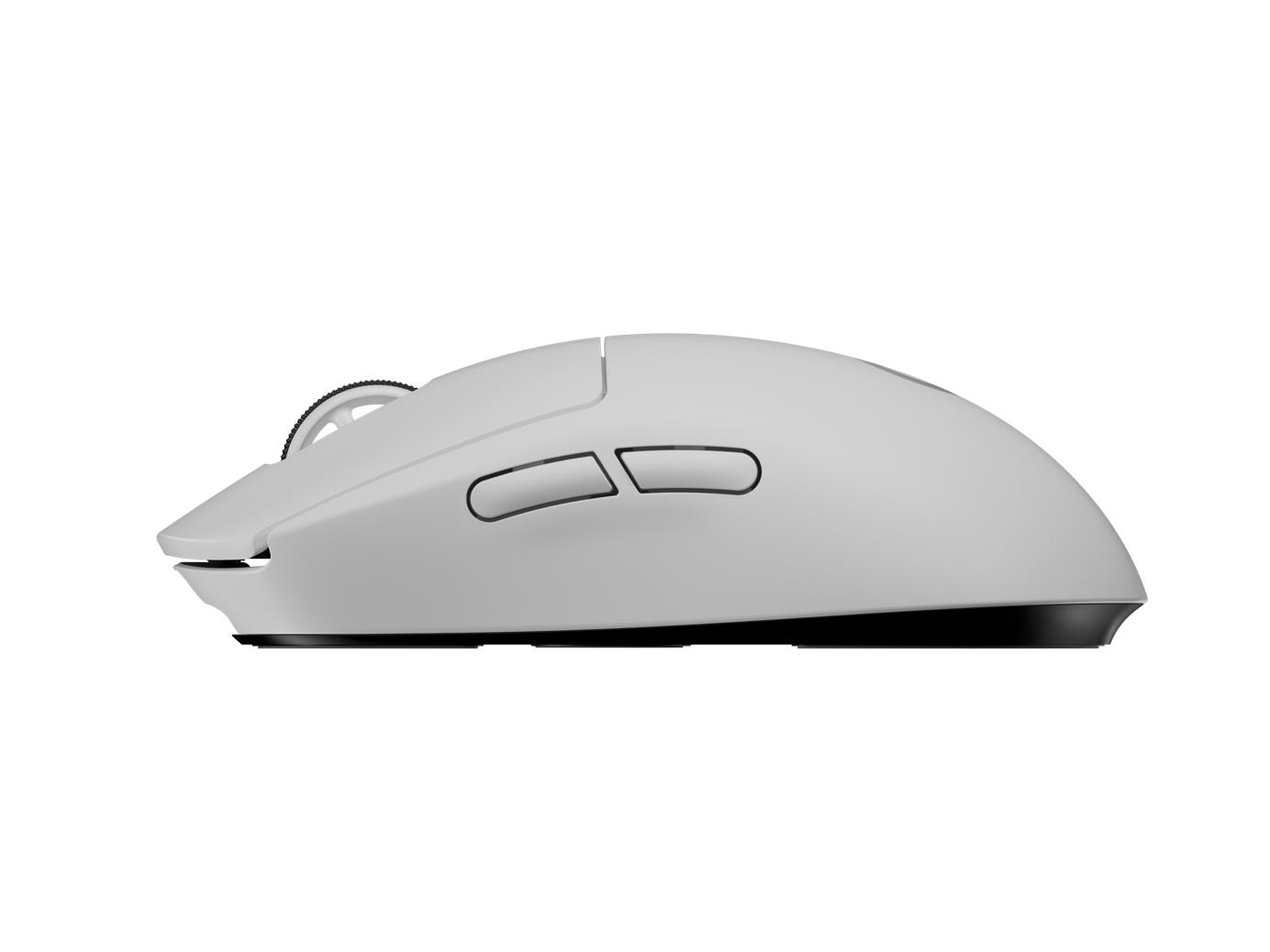 db122b3c-ba3b-42d4-a6bb-75e39165cef2 Pelė USB optinė Logitech Pro X, balta, šoninis vaizdas