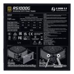 Power Supply LIAN LI EDGE Platinum 1000 ATX 3.1 1000 Watts Efficiency 80 PLUS PLATINIUM PFC Active G9P.RS1000G.B000.EU
