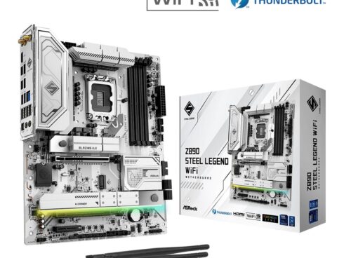 Mainboard ASROCK Intel Z890 LGA1851 ATX Memory DDR5 Memory slots 4 Z890STEELLEGENDWIFI