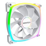 Montech RX140 PWM 140mm korpuso aušintuvas su RGB LED apšvietimu