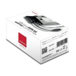 Adapteris USB 3.0 - SATA 6G, matomas iš šono su prijungtu SSD