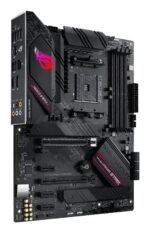 Mainboard ASUS AMD B550 SAM4 ATX 3xPCI-Express 3.0 1x 1xPCI-Express 3.0 16x 2xM.2 1xPCI-Express 4.0 16x Memory DDR4 Memory slots 4 1xHDMI 1xDisplayPort 2xUSB 2.0 1xUSB type C 5xUSB 3.2 1xOptical S/PDIF 1xRJ45 5xAudio port ROGSTRIXB550-FGAMING