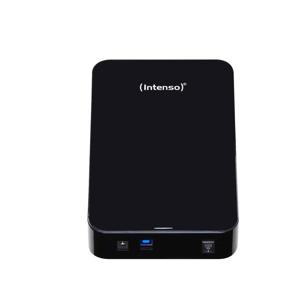 de4515ee-35b8-428f-8302-1043db424c9a Išorinis HDD INTENSO 6031514, matomas iš šono, rodo USB 3.0 prievadą
