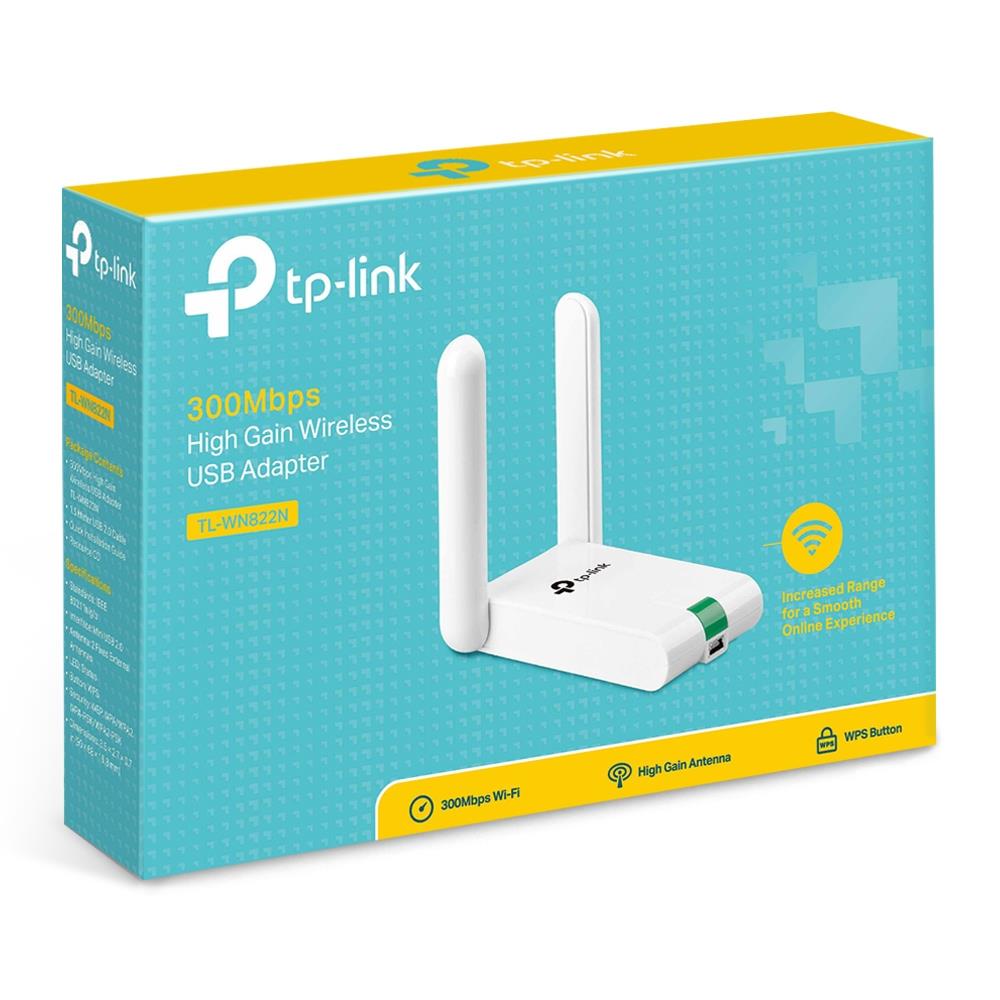 de6bb049-09a5-420c-9639-deea2243ddc2 WRL ADAPTER 300MBPS USB HIGH/GAIN TL-WN822N TP-LINK