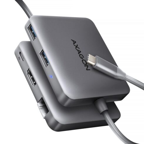 I/O HUB USB-C 5IN1 HMC-5HL su 5 prievadais ir 5Gbps greičiu