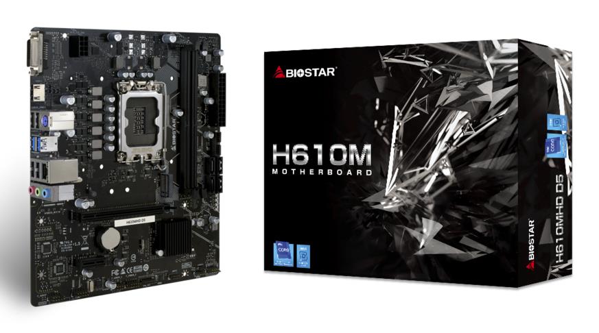 dee50d15-db41-4894-96b1-59ab0b57c6a9 Biostar H610MHD D5 Motherboard LGA1700 mATX (Nauja)