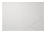 Nešiojamas kompiuteris ASUS ZenBook UX5406SA, matomas iš šono su atidarytu ekranu