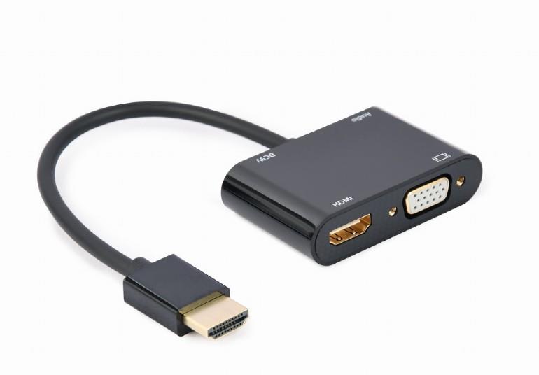 df3afc21-376b-4fc2-ad1c-353ec80f481e HDMI adapter su HDMI, VGA ir 3.5 mm audio jungtimis